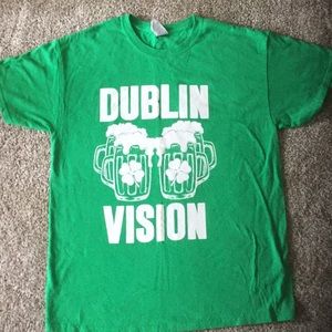 Men’s St. Patty’s Day Dublin beer tee Large